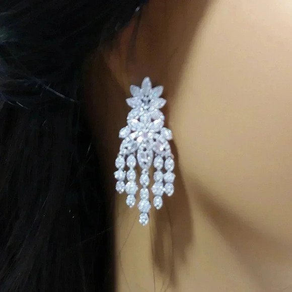 7pc Handmade Unique One-Of-A-Kind Bridal Tiara Package - Picture 4 of 13